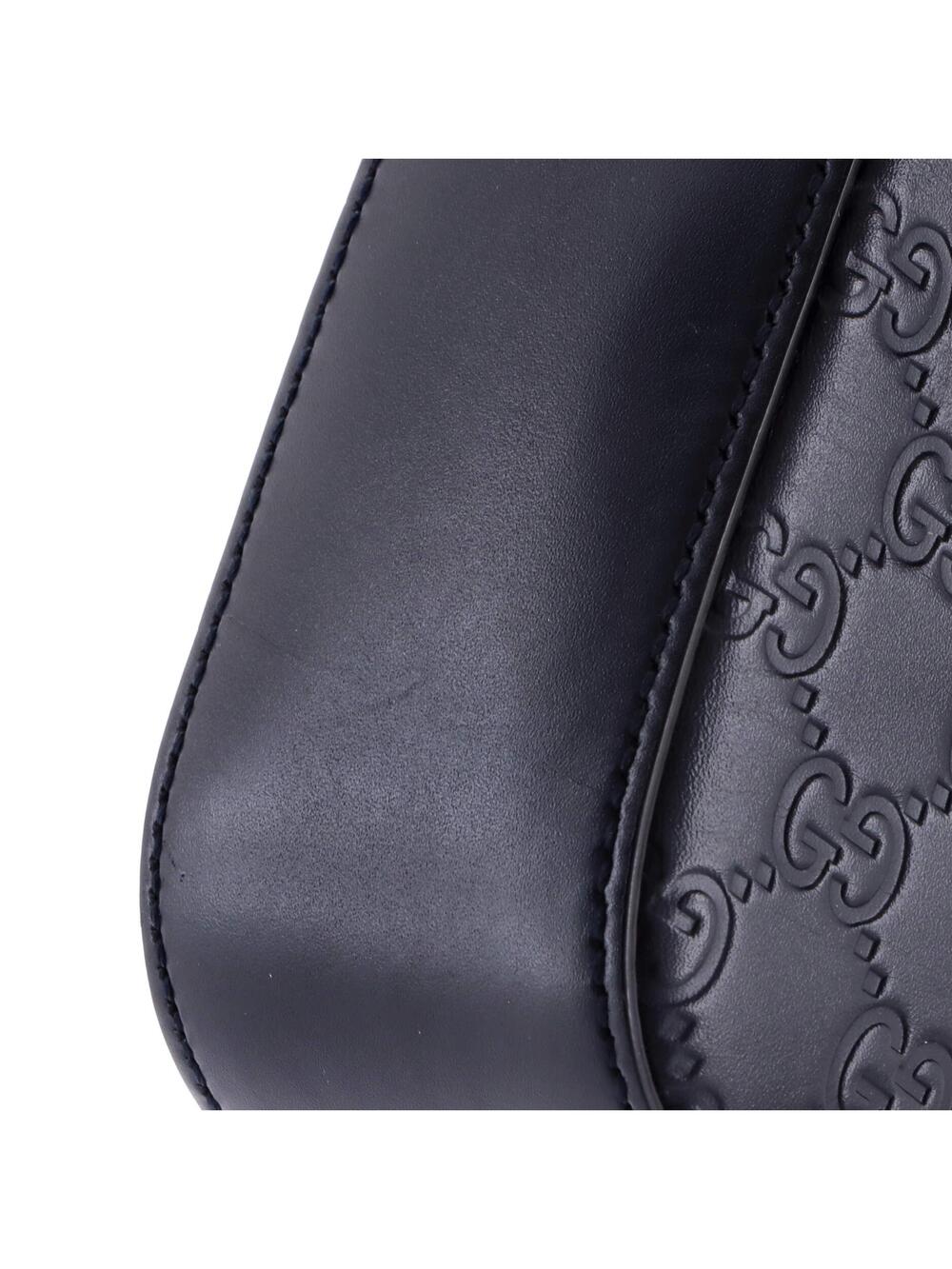 Buckle Flap Messenger Bag Guccissima #259490G77B - Picture 6 of 8